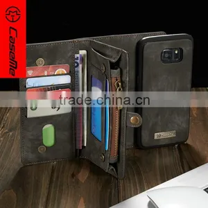 [CASEME]leather Wallet Case for Samsung S7/S7 Edge, for Samsung S7/S7 Edge Wallet, for Hot Detachable Cell Phone Wallet Case thumbnail-5