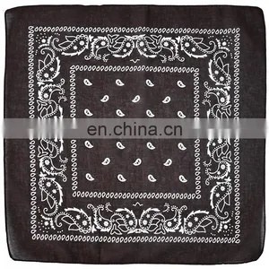 Outdoor Sports Men Cycling Camping Square Bandana Cheap Cotton Custom Headband Hand Kerchief Scarf Paisley Headband Printed thumbnail-5