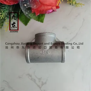 Sanitary Pipe Fitting Stainless Steel Equal Tee TB thumbnail-1