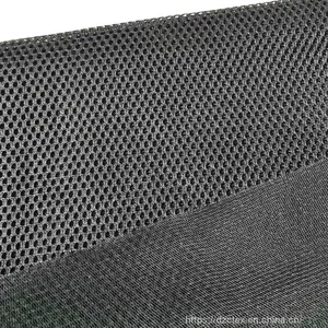 Soft Black 3D Cooling Air Mesh Fabric With 100% Polyester for Chairs or Shoes or Bags thumbnail-3
