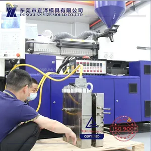 High Precision Plastic Injection Mold for PES GF15% RAL9005 Moving Contact Base thumbnail-3