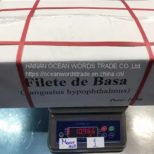 Frozen Pangasius Fillets, (pangasius Hypophthalmus) , Filete De Basa, Basa Rojo, Blanco thumbnail-3