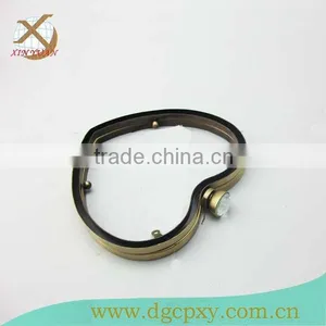Very Beautiful Heart-shape Clutch Box Metal Frame With Various Clour&size thumbnail-4