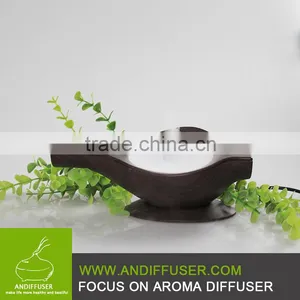 Aromatherapy Diffuser Essential Oil Ultrasonic Air Humidifier Aroma Diffuser Wood Grain thumbnail-1