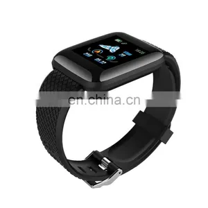Blood Pressure Heart Rate Monitor D13 Watch Smart Bracelet 116 Plus thumbnail-1