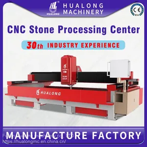 Hualong Machinery HLCNC-3319 Cnc Working Center To Stone Quartz Marble Granite Countertops thumbnail-1