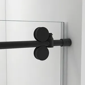Modern Bathroom Simple Shower Glass Cabin Bath Portable Steam Handle Glass Door Pull Hand Sliding Shower Rooms thumbnail-4