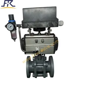 Pneumatic O Type Ceramic Lined Ball Valve FRQ641TC thumbnail-3