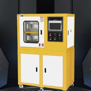 New 30ton/50ton Lab Vulcanizer PLC Controlled Plastic Hot Press Machine for Rubber With Reliable Engine Pump for Manufacturing thumbnail-1
