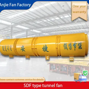 SDF(A)№8.0-2x55kw Tunnel Fans Highway Construction Tunnel Explosion-proof High Pressure Tunnel Local Ventilators thumbnail-1
