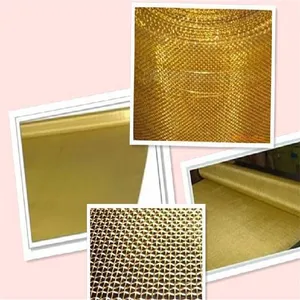 Ultra-thin Dust-proof and Filtering Copper Wire Mesh Made of Purple Copper, Anti-corrosion, Conductive and Heat-dissipating, t2 Pure Copper Mesh thumbnail-5