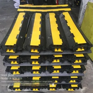Jiulei Brand Jl-xcb-2cd | Rubber and Plastic Transition Belt [manufacturer] Length: 1000mm * Width: 250mm * Height: 50mm | Slot Width: 32mm * Slot Height: 32mm * Two Holes thumbnail-3