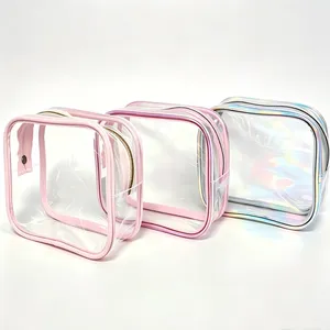 Clear PVC Travel Cosmetic Bag thumbnail-3