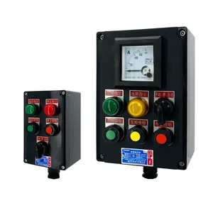 Aluminum Alloy Explosion Proof Operation Column, Flameproof Field Control Station, Custom Buttons & Indicators for Chemical Industry thumbnail-4