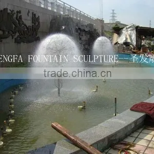 2016 New High Quality Metal Stainless Steel Water Fountain Statue Dandelion Tree Fountain Sculpture thumbnail-1