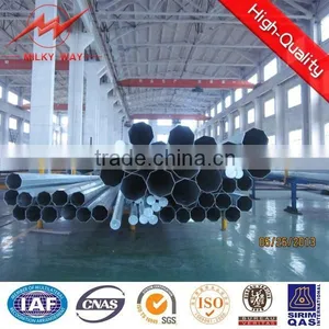 High Way Galvanized Folding Cctv Steel Pole for Sale thumbnail-1