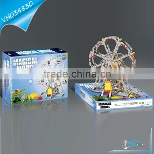 DIY Kids Toys Metal Brick Toy Ferris Wheel thumbnail-1