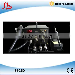 8502D Dual Display Hot Air Soldering Station, 2 in 1 Hot Air Gun Repair Tool thumbnail-1