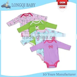 PF-MS-125 High Quality 100% Cotton Unisex Newborn Baby Rompers thumbnail-1