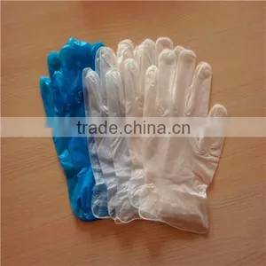 Vinyl Examination Gloves Blue, Clear Vinyl Disposable Gloves, CE ISO Supported Vinyl Hand Use Gloves thumbnail-1