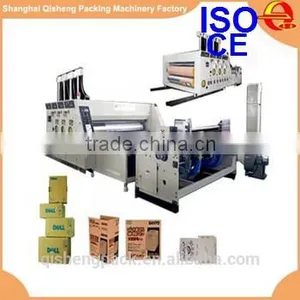 Automatic Paper Feeding Corrugated Carton Box Printing and Die Cutting Machine thumbnail-1
