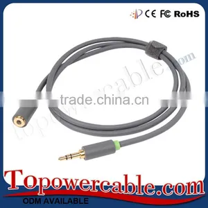 Factory Selling 3.5 mm Male to Female Headphone Audio Jack Extension Cables thumbnail-1