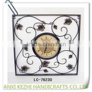 LC-89321 Metal Antique Decorative Roman Numerals Wall Clock thumbnail-6