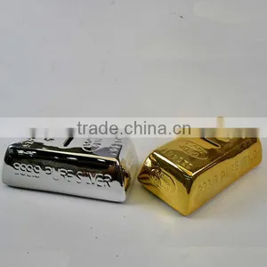 Imitation "999.9 Pure Gold/Silver""Porcelain Saving Bank thumbnail-1