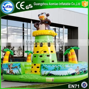 New Design Inflatable Climbing Tower Jungle Inflatable Rock Climbing Wall Portable Climbing Walls for Sale Supplier's Choice thumbnail-1