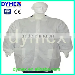Disposable Non Woven Fabric Sterile Medical Supplies Lab Coat thumbnail-3