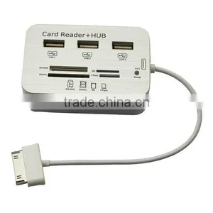 Galaxy Tab P3100 P5100 P7500 Card Reader USB HUB Connection Kit thumbnail-1