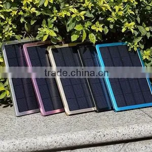 AWC608 10000mah Universal Solar Panel Slim Charger Tablet Mobile Charger Solar thumbnail-5