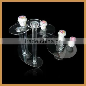 Multi Tier Acrylic Fashion Shelf Small Desk thumbnail-3