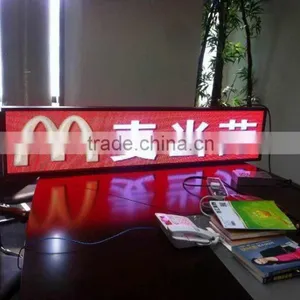 High Brightness Led Taxi/car Display/message of New Electronic Display thumbnail-2