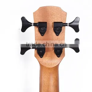 30inch Koa Body Electric Ukulele Bass,4 Strings 30" Hawaii Bass With Aquila Strings thumbnail-3