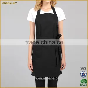 Promotional Cooking Cotton Apron Cutomized Logo Kitchen Apron Wholesale thumbnail-2