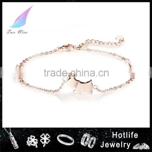Fashionable Wholesale Rose Gold Plated Extension Chain Indian Anklet Jewelry thumbnail-1