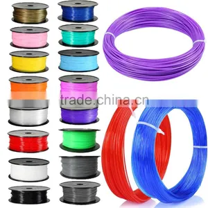 2016 Factory Price High Quality ABS PLA 3D Filament for 3D Printer DIY Drawing Pen 1.75mm 3mm 30+ Colors 1kg(2.2lb)/spool thumbnail-1