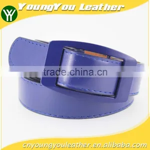 HOT 1 Inch Fashion PU Leather Belt Dress for Women With Blue Leather in Yiwu thumbnail-1
