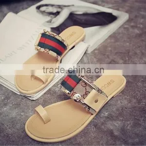 2016 Summer New Fashion Casual Hasp Flat Roman Sandals thumbnail-1