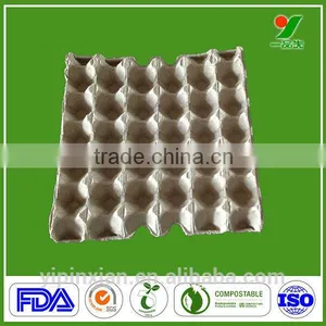 Eco Friendly Biodegradable Recyclable Molded Fiber Egg Packaging thumbnail-2