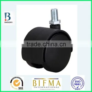 2016 Fine 50mm Conventional Plate Nylon Furniture Caster Wheels thumbnail-2