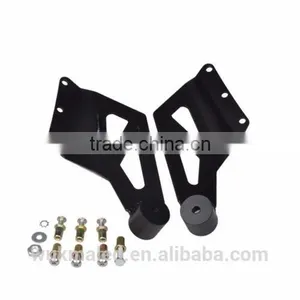 Pair Dodge RAM 1500 2500 3500 50" Straight LED Work Light Bar Roof Mount Brackets thumbnail-2