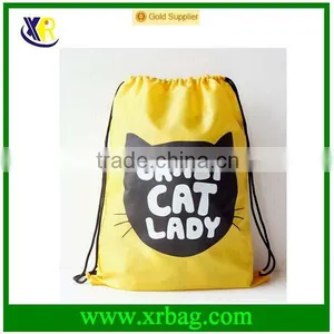 Custom Drawstring Backpack School Bags With Straps for Kids thumbnail-1