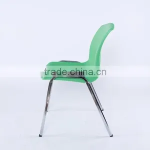 Hot Sales Primary Stacking Plastic School Chair With Metal Frame thumbnail-6