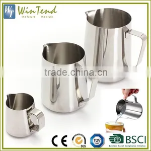 Milk Pitcher 350ml 600ml Sharp Beaks Coffee Frothing Stainless Steel Milk Jug thumbnail-1