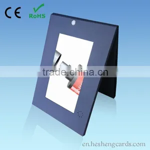 2015 7 Inch Newest Invitation Video Greeting Cards ,/LCD Video Brochure Card/video Brochure thumbnail-1