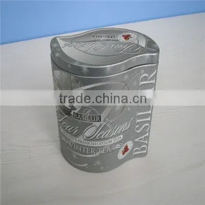 Ink Painting Pattern Unique Tea Tin Box thumbnail-2