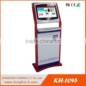 19 Inch Customize Printer Floor Standing Kiosk With Multi Touch thumbnail-1