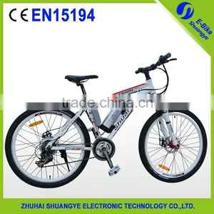Shuangye Made 36v 250w Electric Bike for Mountain Climbing thumbnail-2